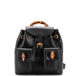 Bamboo Backpack Leather Small