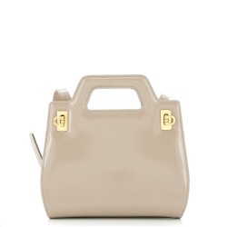 Wanda Top Handle Shoulder Bag Leather Mini