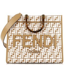 Sunshine Shopper Tote Zucca Embroidered Raffia Medium