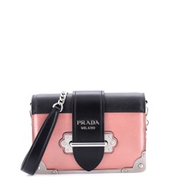 Cahier Chain Crossbody Bag City Calf and Saffiano Small