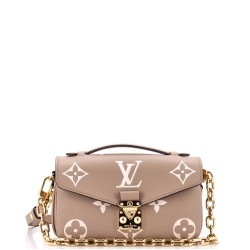 Pochette Metis Bicolor Monogram Empreinte Giant East West
