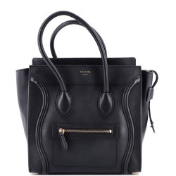 Luggage Bag Smooth Leather Micro
