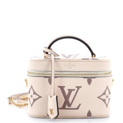 Vanity Handbag Bicolor Monogram Empreinte Giant PM