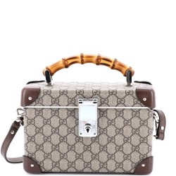 Bamboo Globe-Trotter Vanity Case GG Coated Canvas