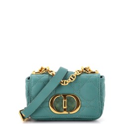 Caro Bag Cannage Quilt Calfskin Micro