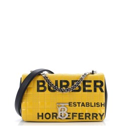 Lola Shoulder Bag Quilted Printed Leather Small