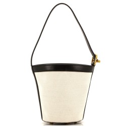 JJ Shoulder Bag Canvas and Leather Small