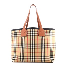London Tote Vintage Check Canvas Medium