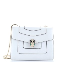 Serpenti Forever Square Shoulder Bag Leather Medium