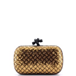 Box Knot Clutch Sequins Small