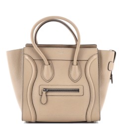 Luggage Bag Grainy Leather Micro
