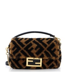 Baguette NM Bag Zucca Shearling Mini