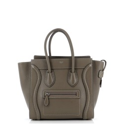 Luggage Bag Grainy Leather Micro