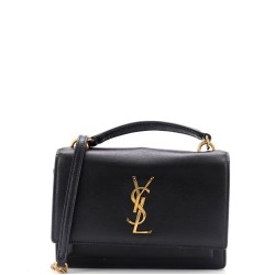 Sunset Top Handle Chain Wallet Leather