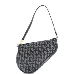 Vintage Saddle Bag Diorissimo Denim Mini