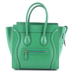 Luggage Bag Smooth Leather Micro