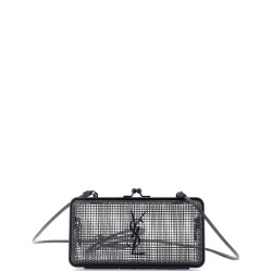 Monogram Evening Cage Minaudiere Metal with Leather