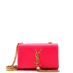 Classic Monogram Tassel Crossbody Bag Leather Small