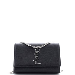 Classic Monogram Crossbody Bag Grainy Leather Small