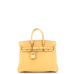 Birkin Handbag Curry Swift with Gold Hardware 25