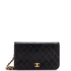 Vintage Full Flap Bag Quilted Lambskin Mini