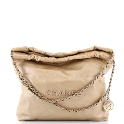 22 Chain Hobo Quilted Calfskin Large