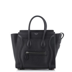 Luggage Bag Grainy Leather Micro