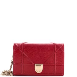 Diorama Wallet on Chain Leather