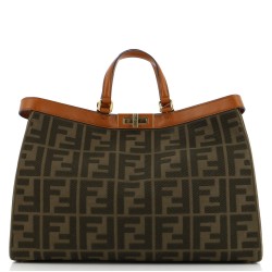 Peekaboo X-Tote Embroidered Zucca Canvas Medium