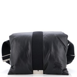 Pillow Messenger Bag Embroidered Padded Leather