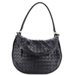 Gemelli Shoulder Bag Intrecciato Leather Medium