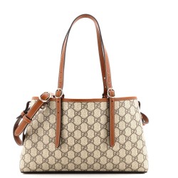 Emblem Tote GG Coated Canvas Small