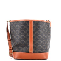Bucket Bag Triomphe Coated Canvas Medium