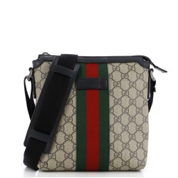 Web Messenger Bag GG Coated Canvas Small