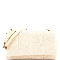 Jamie Baguette Shoulder Bag Quilted Terry Cloth Medium