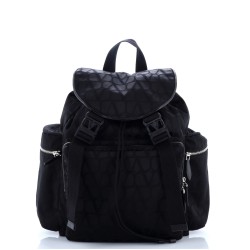 Double Buckle Backpack Toile Iconograph Nylon