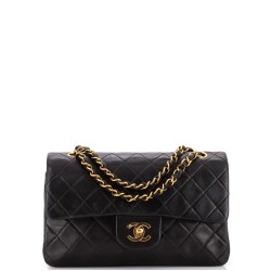 Vintage Classic Double Flap Bag Quilted Lambskin Small