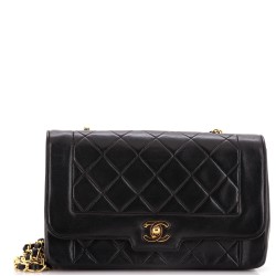 Vintage CC Chain Flap Bag Quilted Lambskin Medium
