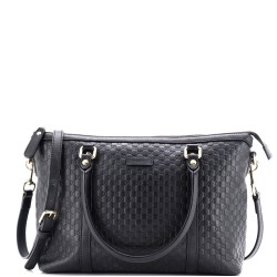 Britt Convertible Dome Satchel Microguccissima Leather Medium