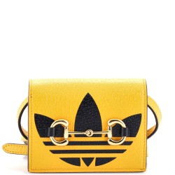 x adidas Horsebit Flap Card Case on Strap Leather