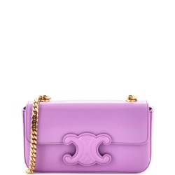 Triomphe Chain Shoulder Bag Leather Medium