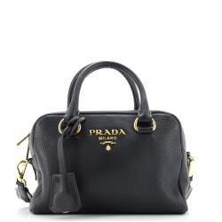 Striped Strap Convertible Bauletto Bag Vitello Phenix Small