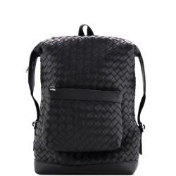 Front Pocket Backpack Intrecciato Nappa Large