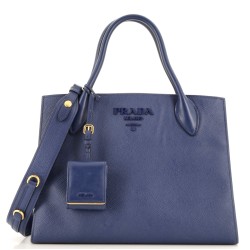 Monochrome Tote Saffiano with City Calf Medium