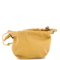 Flamenco Knot Chain Purse Bag Leather Mini