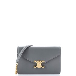 Margo Triomphe Wallet on Chain Leather