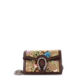 Dionysus Bag Embroidered Jumbo GG Canvas Super Mini