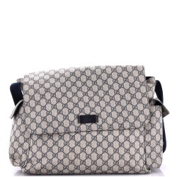 Diaper Bag GG Coated Canvas