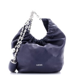 Squeeze Hobo Bag Leather Small