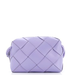 Cassette Camera Crossbody Bag Maxi Intrecciato Leather Small